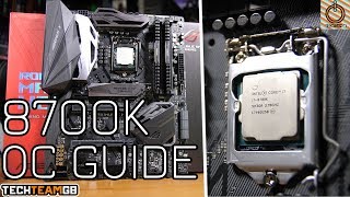 How to overclock a delidded 8700K [upl. by Fitzhugh]