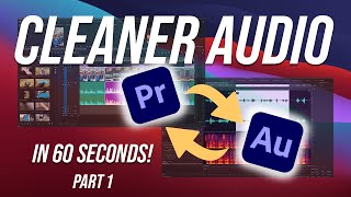 How to get Clean Audio  Adobe Premiere Pro and Audition  NOISE REDUCTION  Part 1 Shorts [upl. by Gosnell]