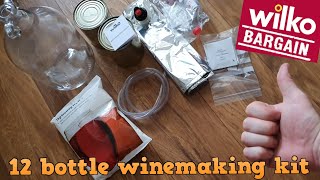 Bargain Wilko 12 bottle winemaking kit [upl. by Lancelot]