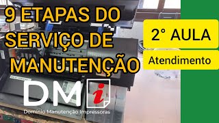 9 Etapas do serviço de manutenção  2° Aula [upl. by Brody]