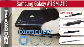 Samsung Galaxy A11 SMA115 📱 Teardown Take apart Tutorial [upl. by Asa]