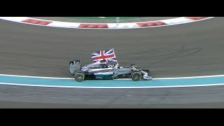 2014 FORMULA 1 ETIHAD AIRWAYS ABU DHABI GRAND PRIX  Race Highlights [upl. by Ragouzis]