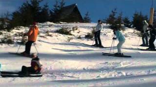 Skiing in Demanovska dolina Jasna Slovakia [upl. by Judith]