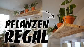 Regal selber bauen  Pflanzen Hängeregal DIY aus Altholz upcycling [upl. by Patin342]