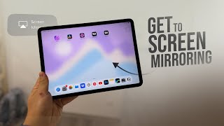 How to Get to Screen Mirroring on iPad tutorial [upl. by Sokairyk]