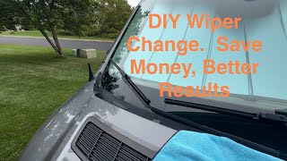 Changing Windshield Wiper Blades on 2022 Ford Transit [upl. by Eiramenna]