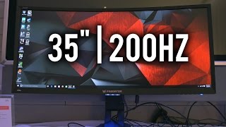 Acer Predator Z35  35quot 200Hz 219 Gaming Monitor [upl. by Aloeda]