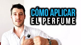 Cómo aplicarse el perfume para hombres [upl. by Dollie933]