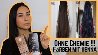 Haare färben mit Henna Vor und Nachteile  DEMO [upl. by Gone]