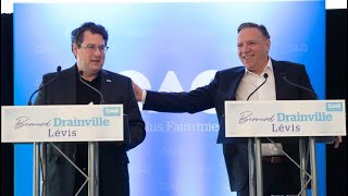 Hes got very good qualities François Legault welcomes Bernard Drainville to the CAQ [upl. by Peacock]