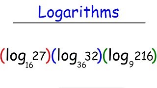 Logarithms [upl. by Tifanie]