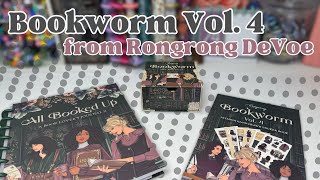 Unboxing the Bookworm Collection from Rongrong  Stickers Washi Tapes and Reading Journal [upl. by Ardnnek]