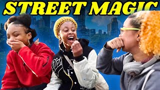 Strangers REACT to Crazy Close Up Street Magic [upl. by Eninej]