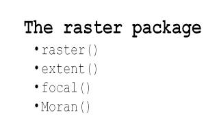 GIS and R  using the raster package [upl. by Cyna]