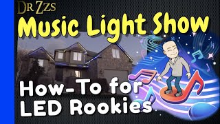 xLights  WLED for Music Synced Christmas Light Show Creation [upl. by Suhpesoj297]