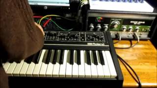 Roland SH09 Vintage Analog Synthesizer 70s [upl. by Airpac]