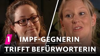 ImpfGegnerin trifft Befürworterin  1LIVE Ausgepackt  Folge 11 Impfen [upl. by Selassie]