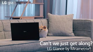 2022 LG gram  New Feature – LG Glance by Mirametrix®  LG [upl. by Sinaj]