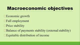 Chapter 10 Measuring the performance of the economy What are the objectives of macroeconomic [upl. by Niamjneb559]