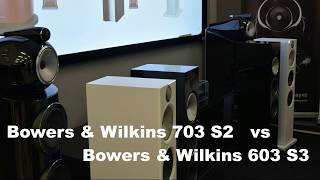 Bowers amp Wilkins 703 S2 vs Bowers amp Wilkins 603 S3  Rotel RA  1592  Clearaudio Concept MM [upl. by Iverson]