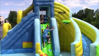 Giant Backyard WaterSlide Fun [upl. by Roux]