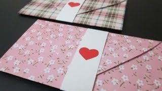 DIY 29  Envelope Love Letter ♥ [upl. by Raycher]