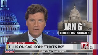 Thom Tillis responds to Tucker Carlson [upl. by Polad]