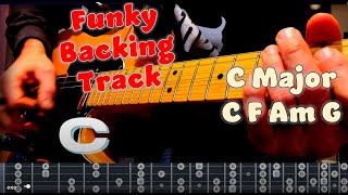 Funky C Major Backing Track [upl. by Inigo]