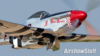 HUGE Gathering of P51 Mustangs  Sounds of WWII  EAA AirVenture Oshkosh 2019 [upl. by Henrion443]