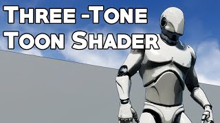 UE4 Tutorial ThreeTone Toon Shader [upl. by Yrovi531]