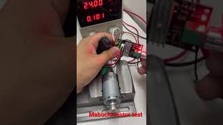 How to test mabuchi motor with pwm controller RS455PA17150RS455PA18130 mabuchi motor test 24v [upl. by Dunc771]