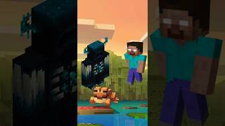 Warden Vs All Minecraft Mobs shorts minecraft warden herobrine [upl. by Nylhtak]