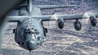 Inflight Refueling • KC135 Stratotanker To MC130 Hercules [upl. by Milla]