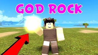 UNLOCKING THE GOD ROCK  Roblox Booga Booga [upl. by Afra]