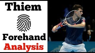 Dominic Thiem Forehand Analysis  Unique In His Technique [upl. by Rramo]