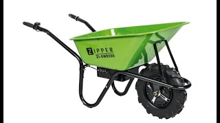 Zipper EWB500 a closer look Electric Wheelbarrow [upl. by Leakcim]