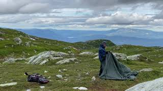 Hilleberg Anaris setup at 1075m [upl. by Sianna]