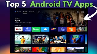 Android TV Apps You Must Try [upl. by Alyl]