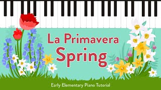 Learn “Spring” by Vivaldi  Easy Piano Tutorial amp Sheet Music  Hoffman Academy [upl. by Aspia10]