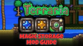 Magic Storage Mod Guide 2020 Terraria Mod Showcase [upl. by Amitie]