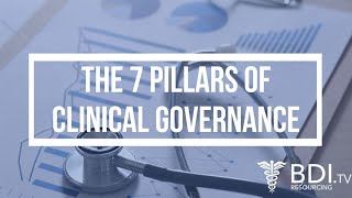 The seven pillars of clinical governance  BDI Resourcing [upl. by Grissel]