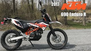 2017 KTM 690 Enduro R Review [upl. by Ecital519]