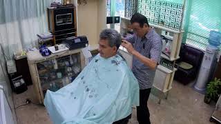 Japanese ASMR Barber Visit  Fixed Angle [upl. by Eisnyl719]