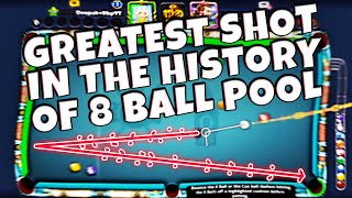 Greatest Single Cushion Shot Of All Time 100 Clickbait NEW 8 BALL POOL SERIES [upl. by Grimes]