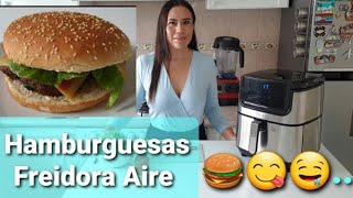 Hamburguesas Freidora Aire [upl. by Leunas]