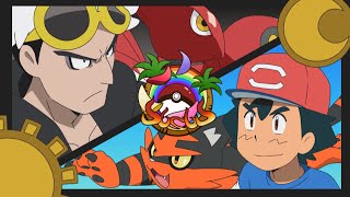 Ash vs Guzma  Pokémon the Series Sun amp Moon—Ultra Legends  Official Clip [upl. by Mad]