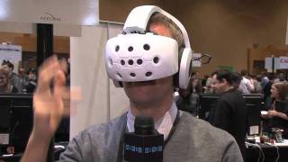 CES 2012 SmartGoggles Virtual Reality Helmet [upl. by Aleciram]