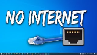 How To Fix LAN Wired Connected But No Internet Access in Windows 10 Solved [upl. by Esilahs733]