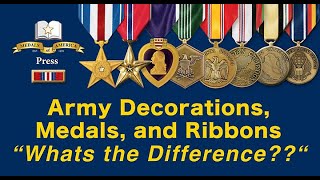 USArmy Decorations Service Medals Unit Awards and Ribbon Only awards Whats the difference [upl. by Zeke871]