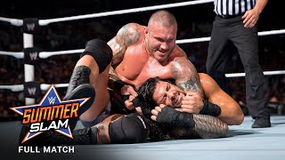 FULL MATCH  Roman Reigns vs Randy Orton SummerSlam 2014 [upl. by Lowson61]